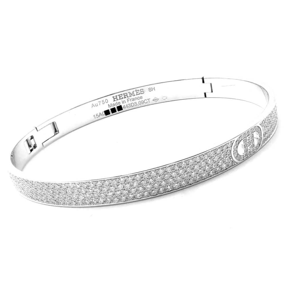 Hermès White gold bracelet - image 5