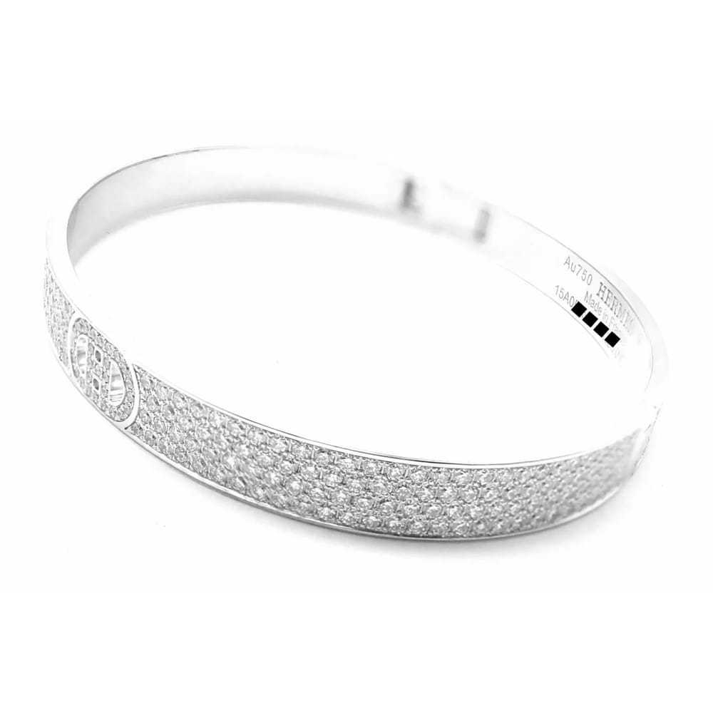 Hermès White gold bracelet - image 8