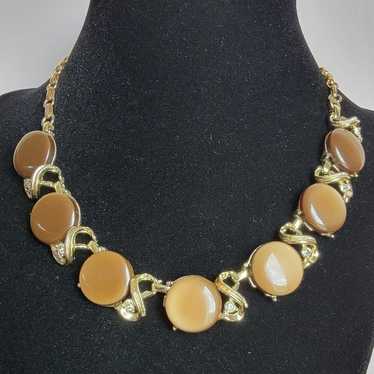 Signed CORO demi-parure Necklace & earrings - image 1