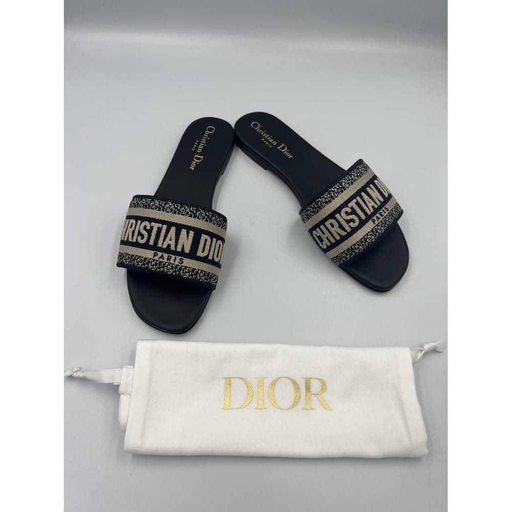 Dior Dway cloth mules - image 2