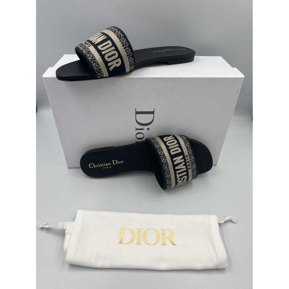 Dior Dway cloth mules - image 5