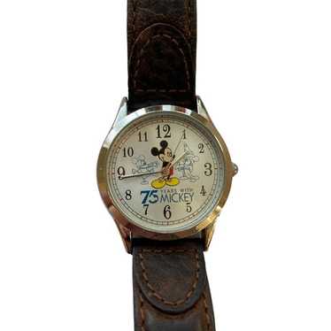 Disney 75 Years with Mickey Watch Unisex VINTAGE … - image 1