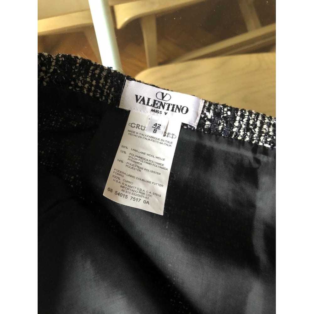 Valentino Garavani Wool mid-length skirt - image 8