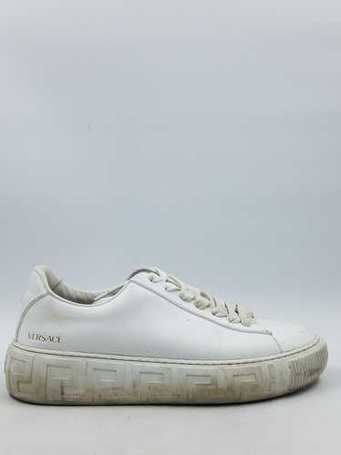 Authentic Versace White Greca Low Sneakers M 10.5