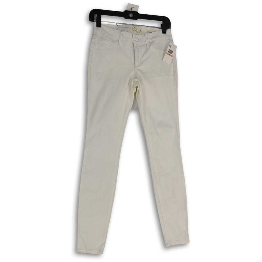 Jessica Simpson NWT Womens White Denim 5-Pocket D… - image 1