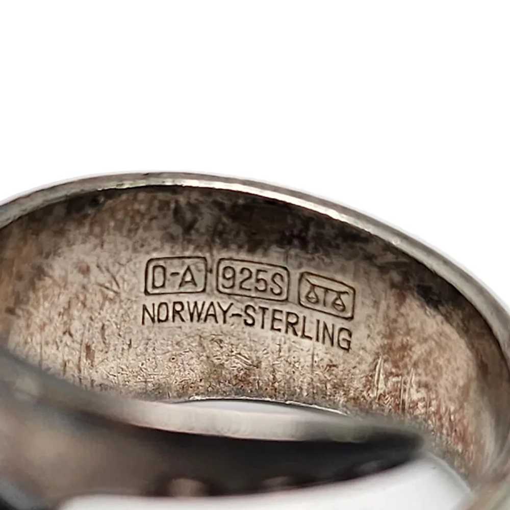 David Andersen Norway Sterling Silver Ball Wrap R… - image 7