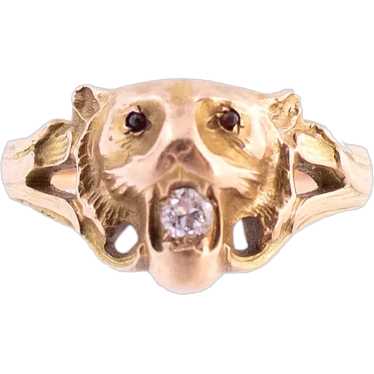 Vintage Wild Cat Ring