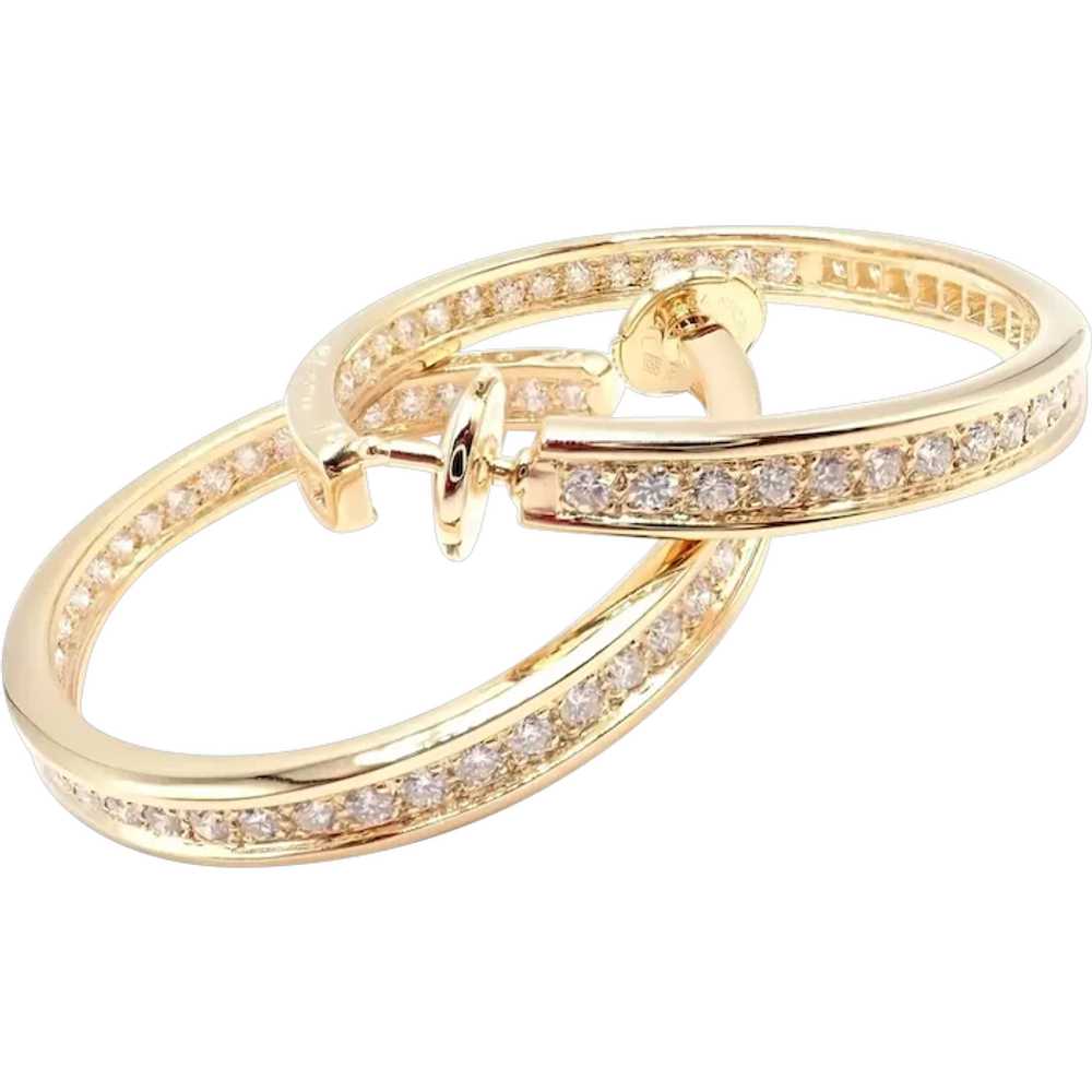 Authentic! Cartier 18k Yellow Gold Inside Out Dia… - image 1