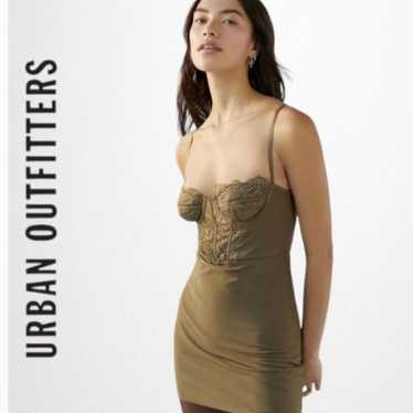 UO Modern Love Bustier Mini Dress