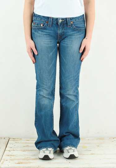 Bobby Bootcut Jeans Denim Pants Low Rise Trousers 