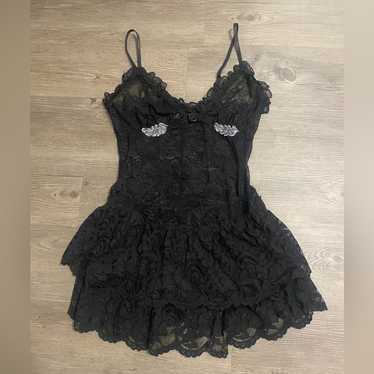 Dolls Kill / Widow | NWOT Black Lace Dress
