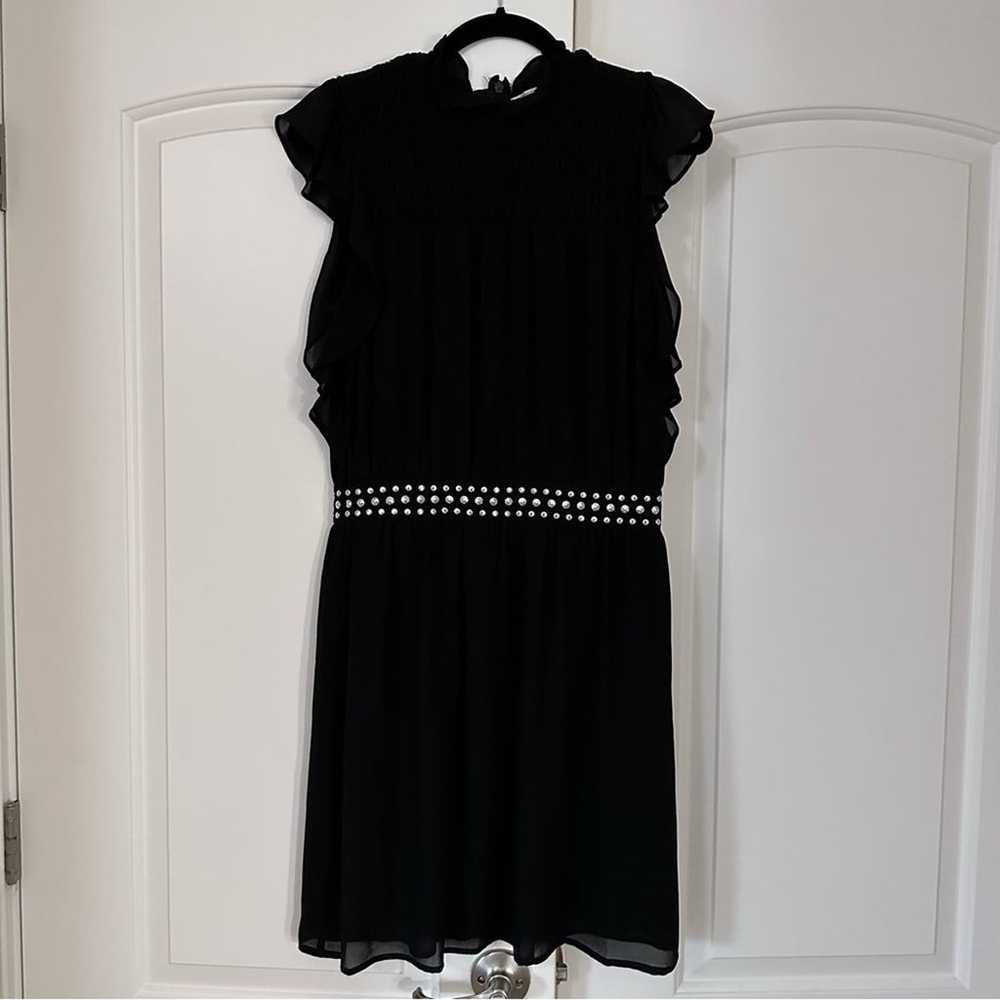 EUC Michael Kors Black Embellished Dress - image 2