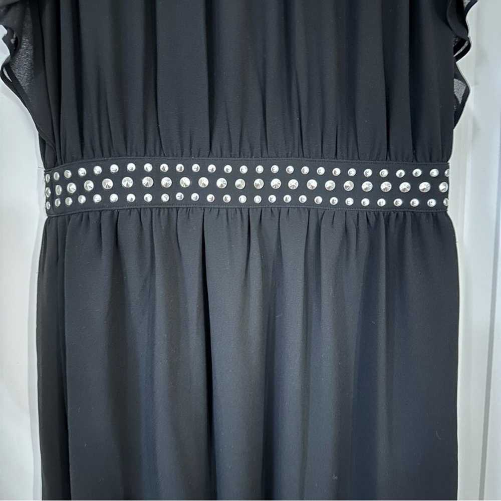 EUC Michael Kors Black Embellished Dress - image 4