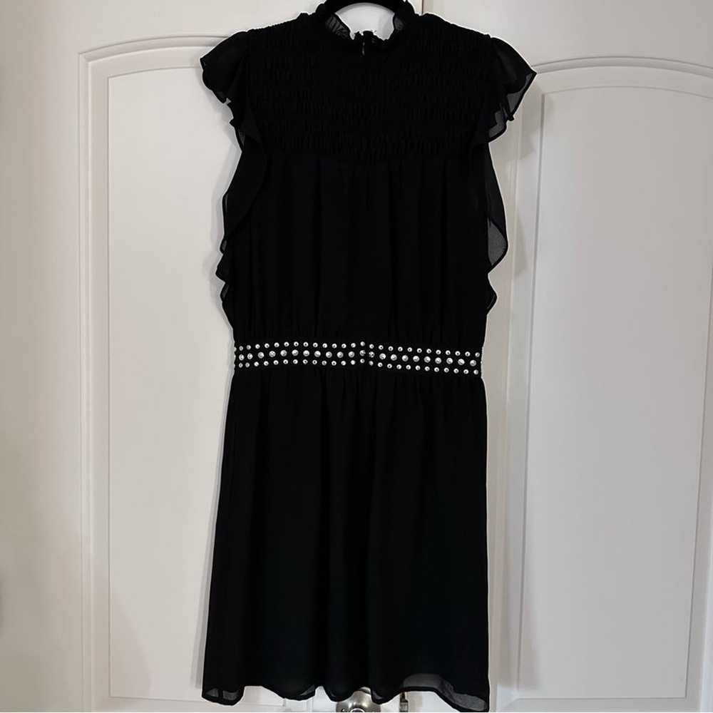 EUC Michael Kors Black Embellished Dress - image 5