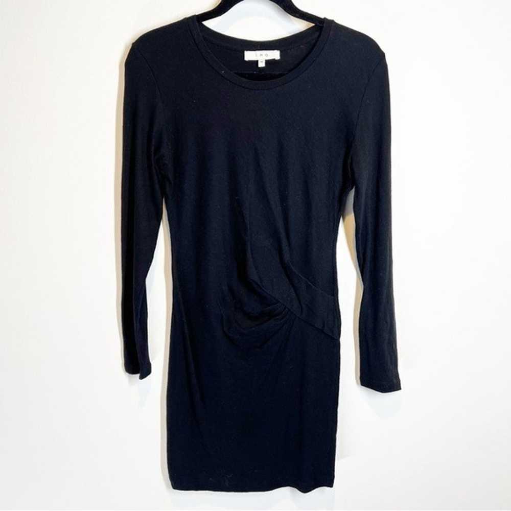 IRO Black Isabeli Long Sleeve Dress - image 2