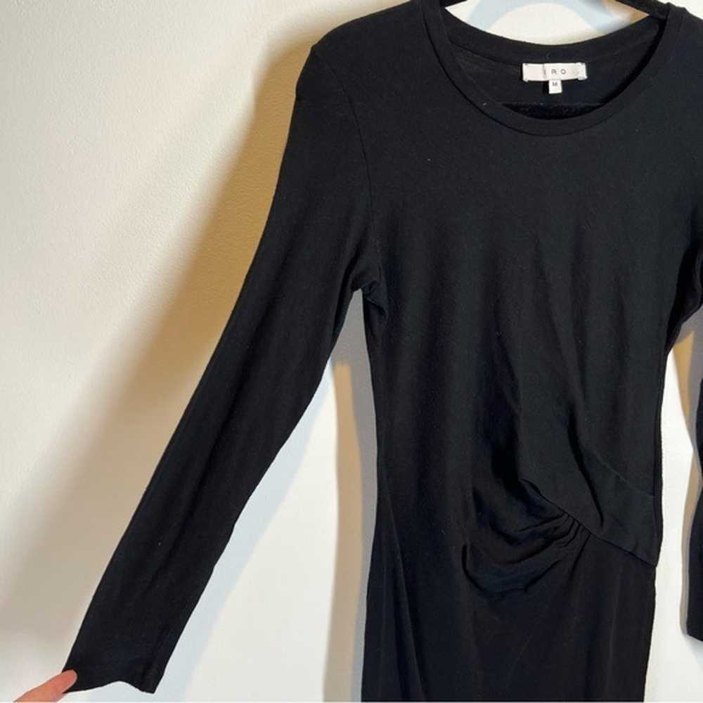 IRO Black Isabeli Long Sleeve Dress - image 4