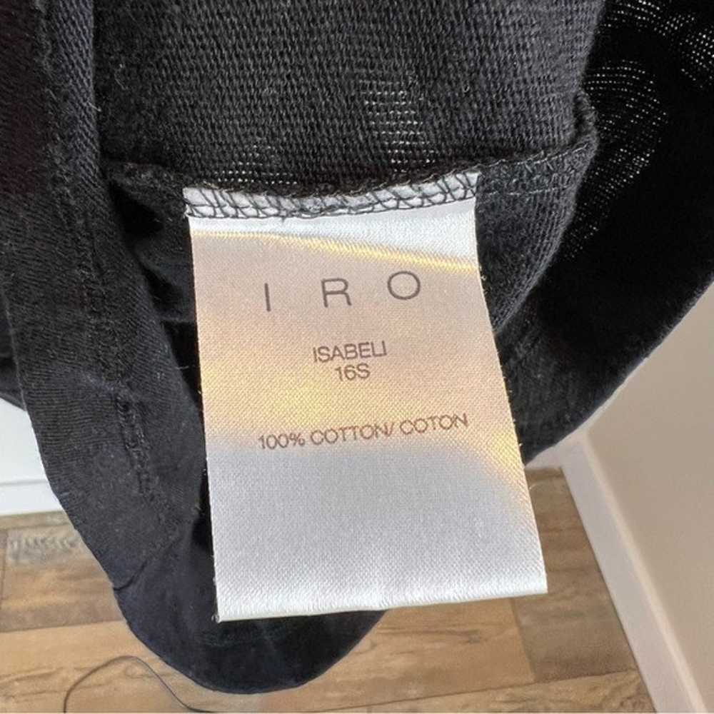 IRO Black Isabeli Long Sleeve Dress - image 6