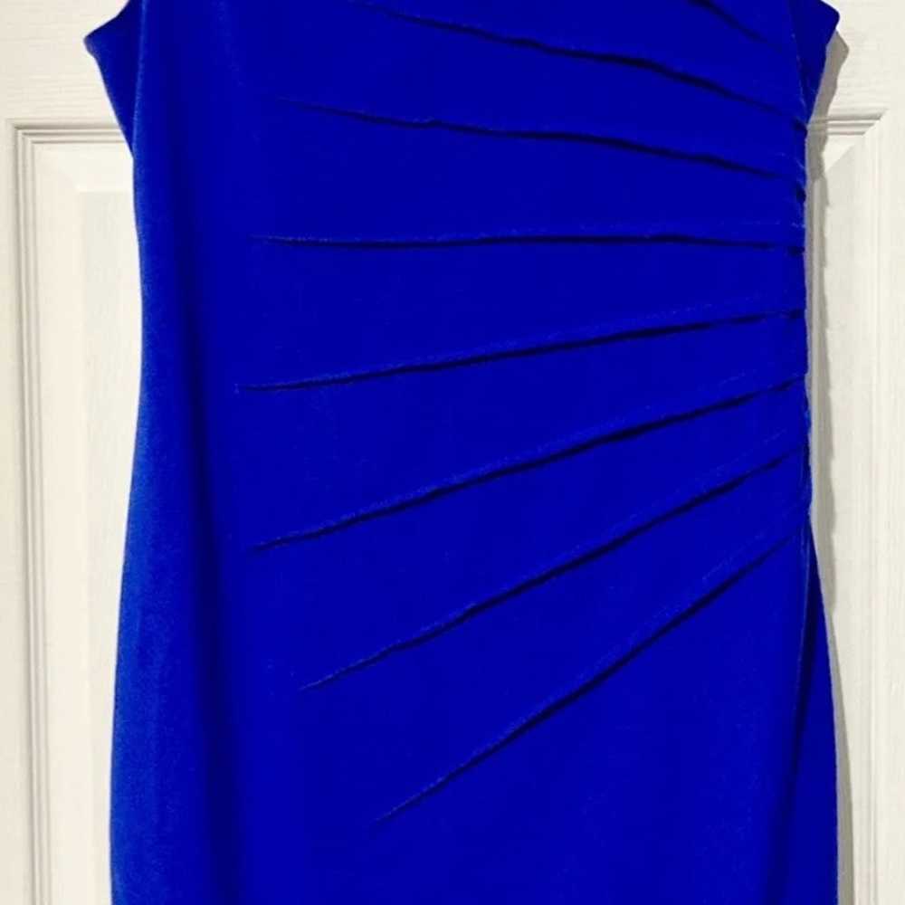 New Calvin Klein Blue Sheath Dress Size 12 - image 2