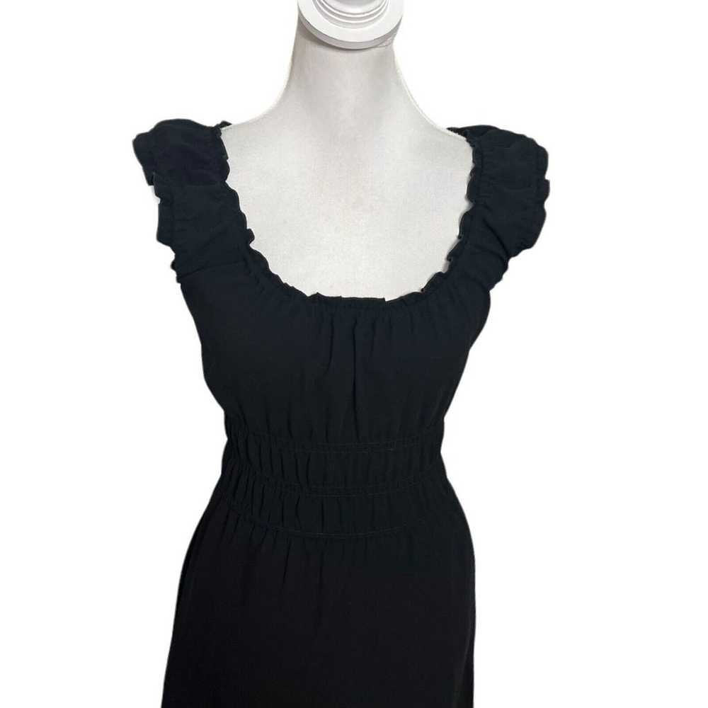 The Kooples Denby Maxi Crepe Dress Black Fit And … - image 2