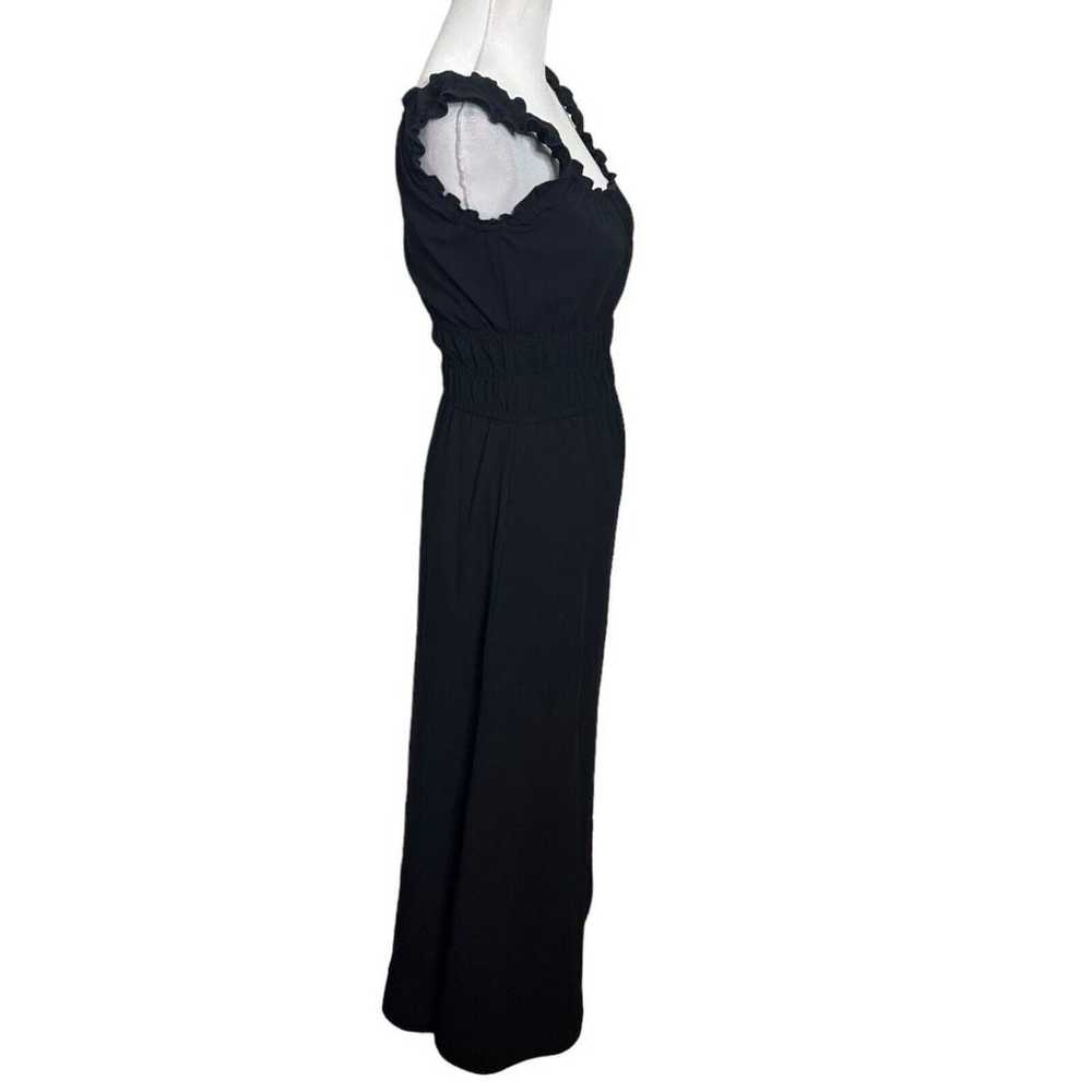 The Kooples Denby Maxi Crepe Dress Black Fit And … - image 3