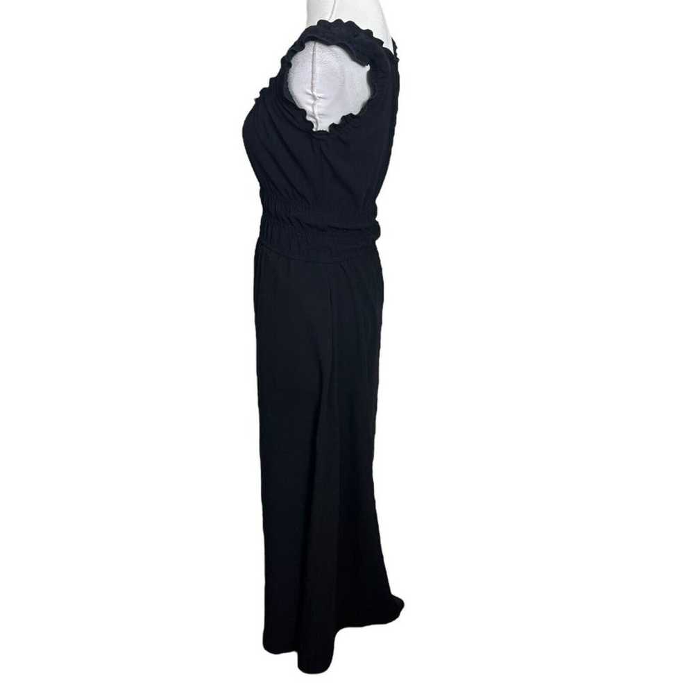 The Kooples Denby Maxi Crepe Dress Black Fit And … - image 5