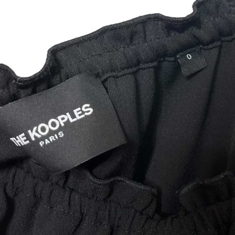 The Kooples Denby Maxi Crepe Dress Black Fit And … - image 6