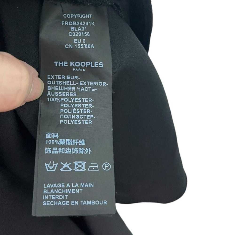 The Kooples Denby Maxi Crepe Dress Black Fit And … - image 7