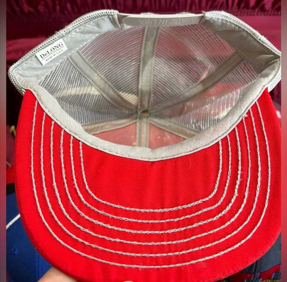 Delong Vintage DeLong Halliburton Mesh Trucker Ro… - image 6