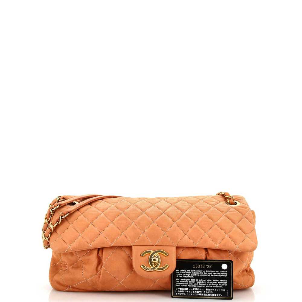 Chanel Coco Pleats Flap Bag Quilted Iridescent Ca… - image 2