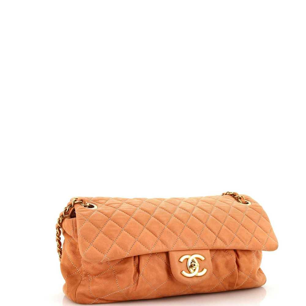 Chanel Coco Pleats Flap Bag Quilted Iridescent Ca… - image 3