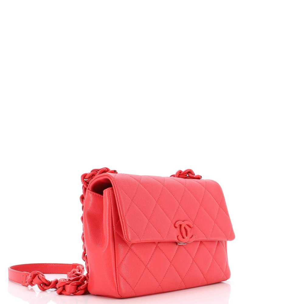 Chanel My Everything Flap Bag Quilted Caviar Medi… - image 3