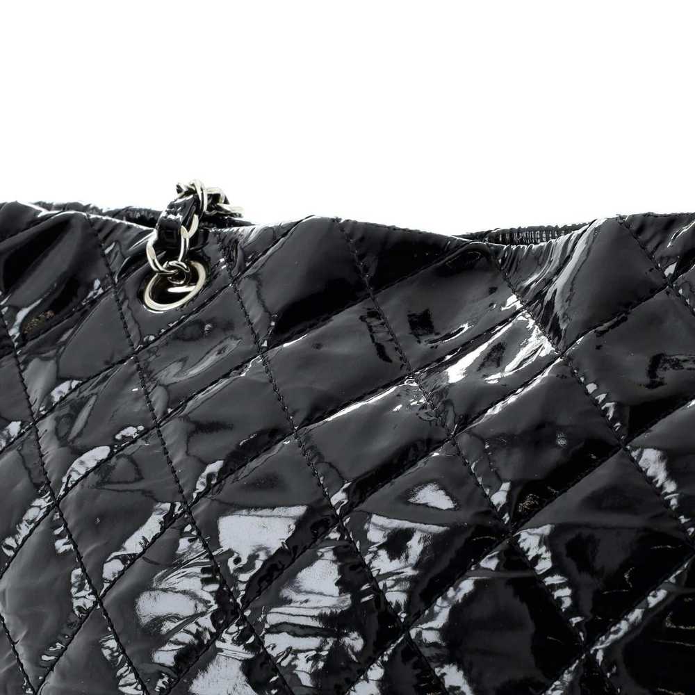 Chanel CC Charm Tote Quilted Patent Vinyl Large - image 7