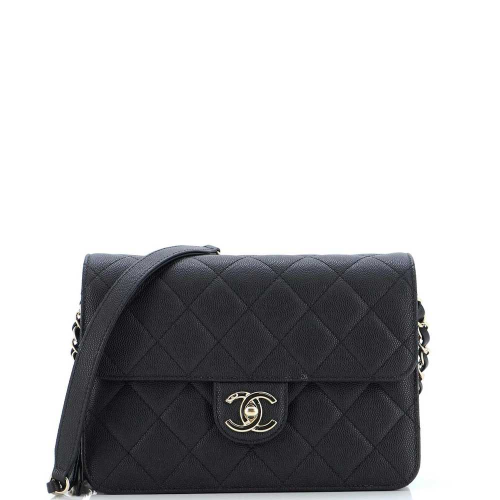 Chanel Like a Wallet Flap Bag Quilted Caviar Small - image 1