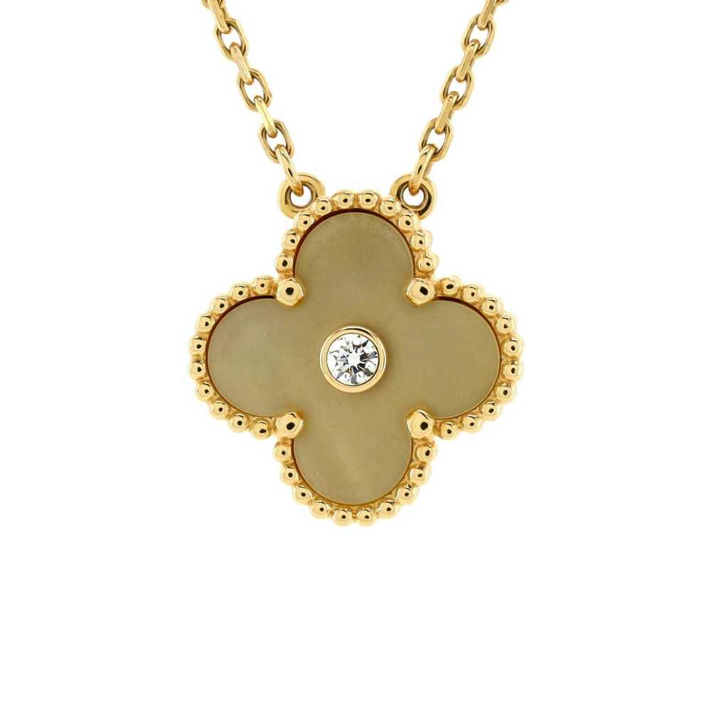 Van Cleef & Arpels Vintage Alhambra Pendant Neckl… - image 1