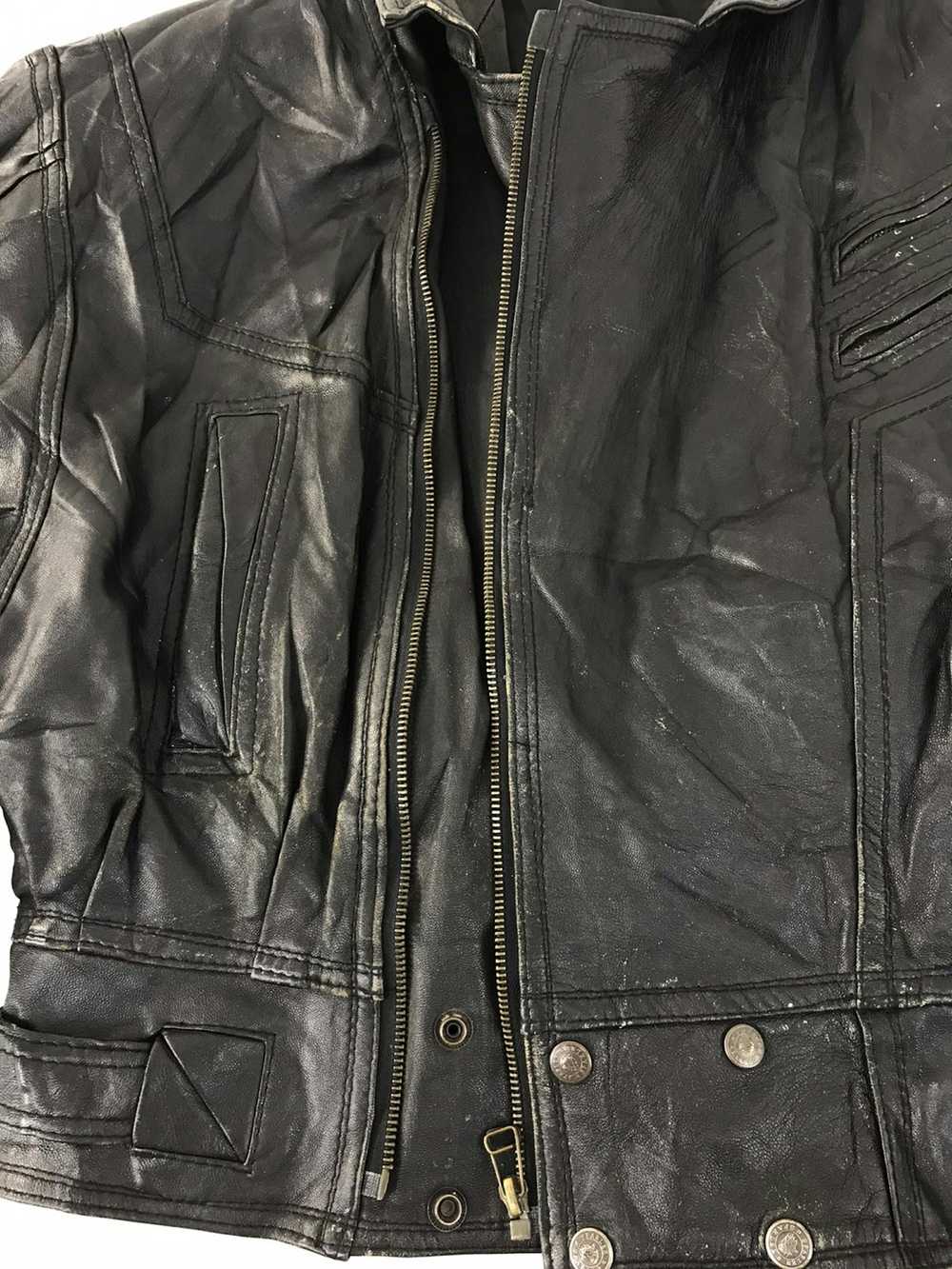 Genuine Leather × Japanese Brand × Streetwear Vtg… - image 4