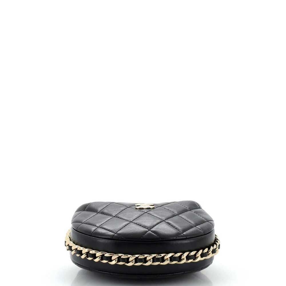 Chanel Chain Around Hobo Pouch Quilted Lambskin M… - image 5