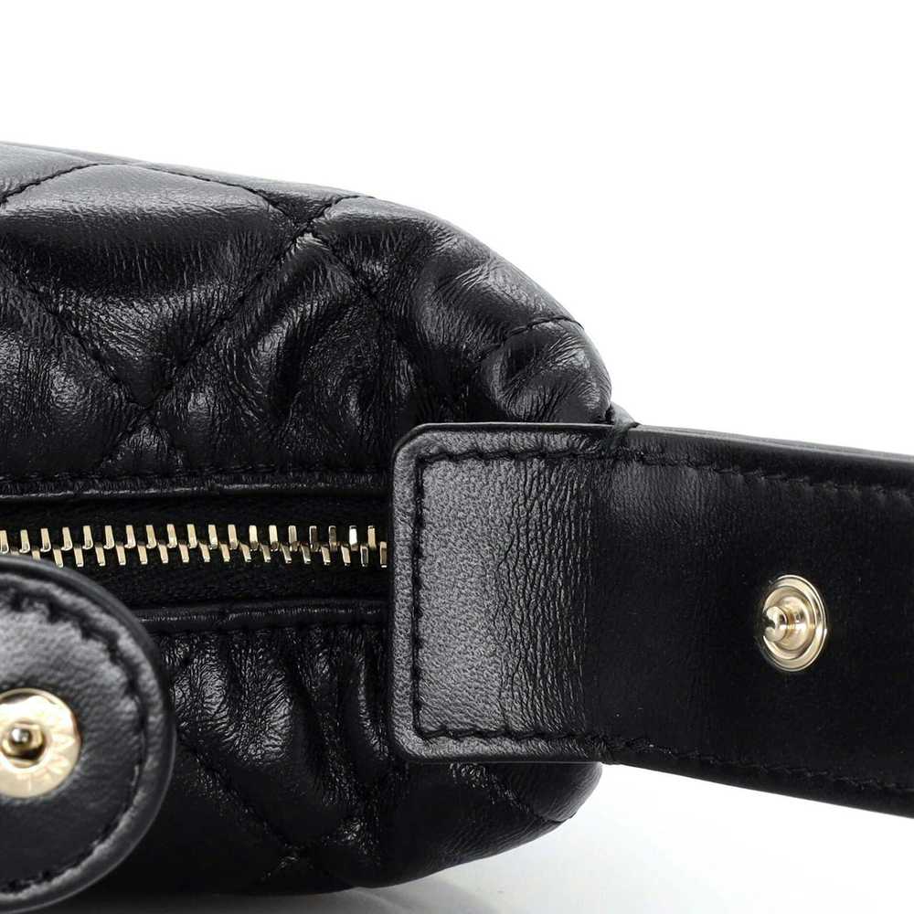 Chanel Chain Around Hobo Pouch Quilted Lambskin M… - image 7