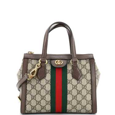 Gucci Ophidia Top Handle Tote GG Coated Canvas Sma