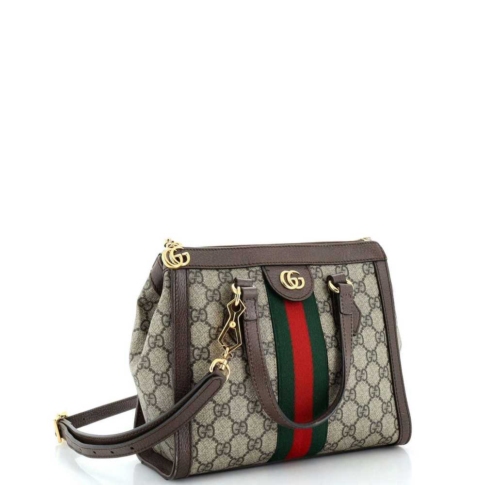 Gucci Ophidia Top Handle Tote GG Coated Canvas Sm… - image 2