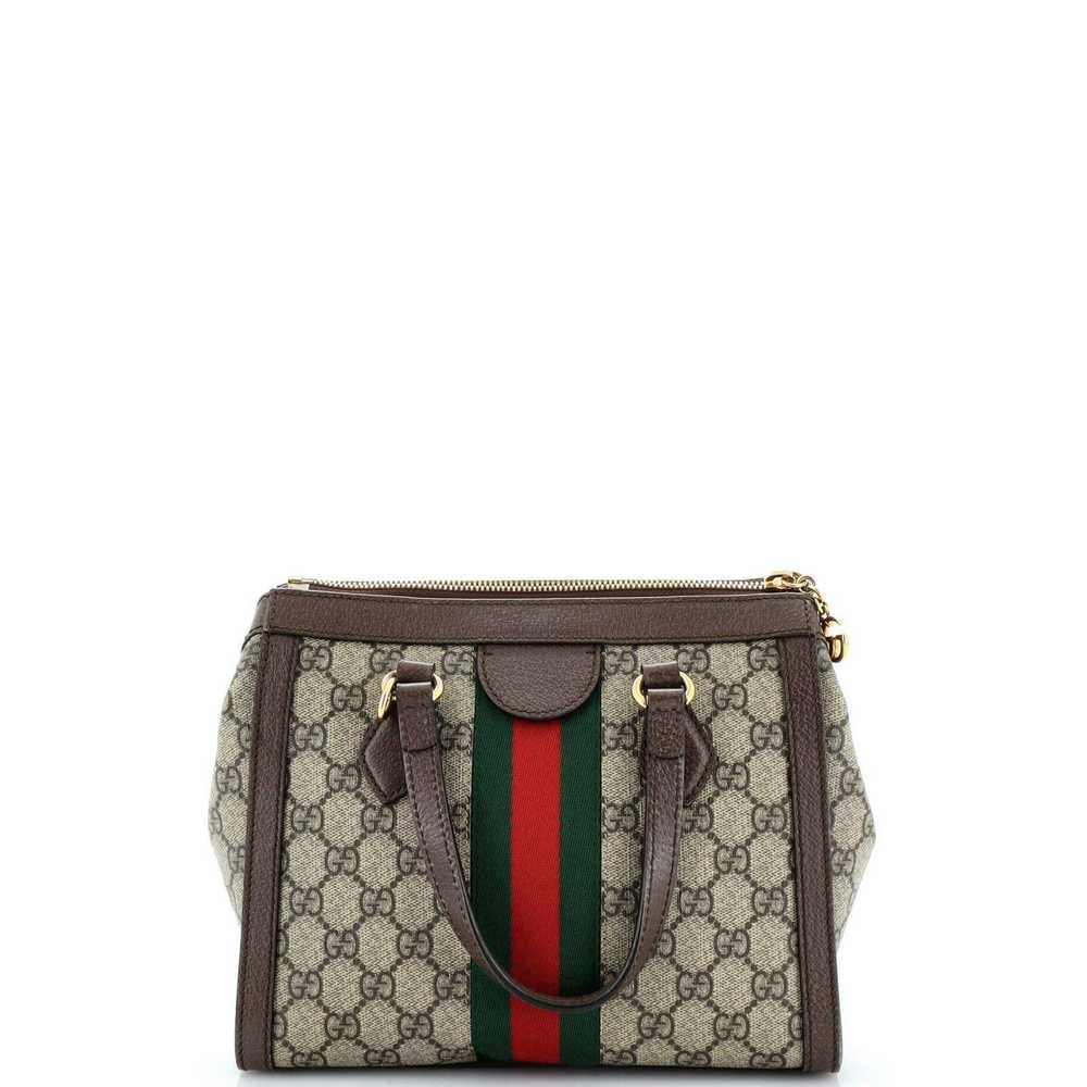 Gucci Ophidia Top Handle Tote GG Coated Canvas Sm… - image 3