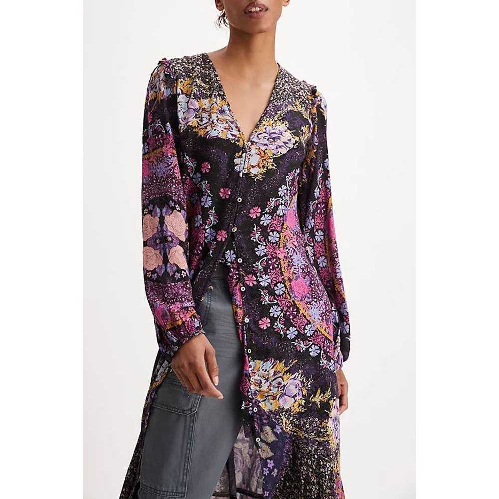 New Free People Marais Printed Midi Dress $168 X-… - image 2