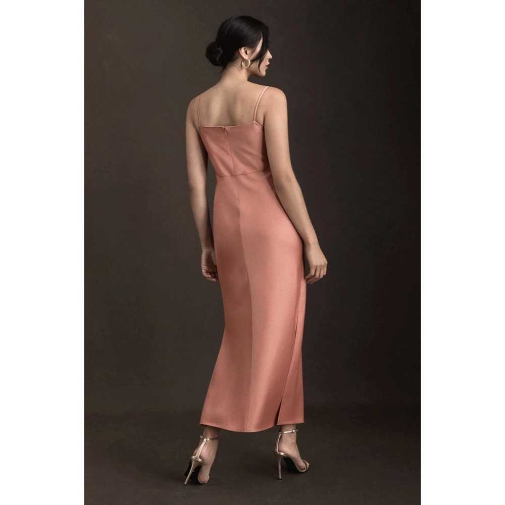 BHLDN Anthropologie Cali Pink Blush Satin Cowl Ne… - image 3