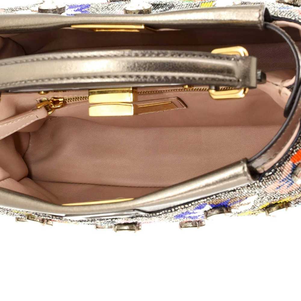 Fendi Peekaboo Bag Beaded Leather Mini - image 5