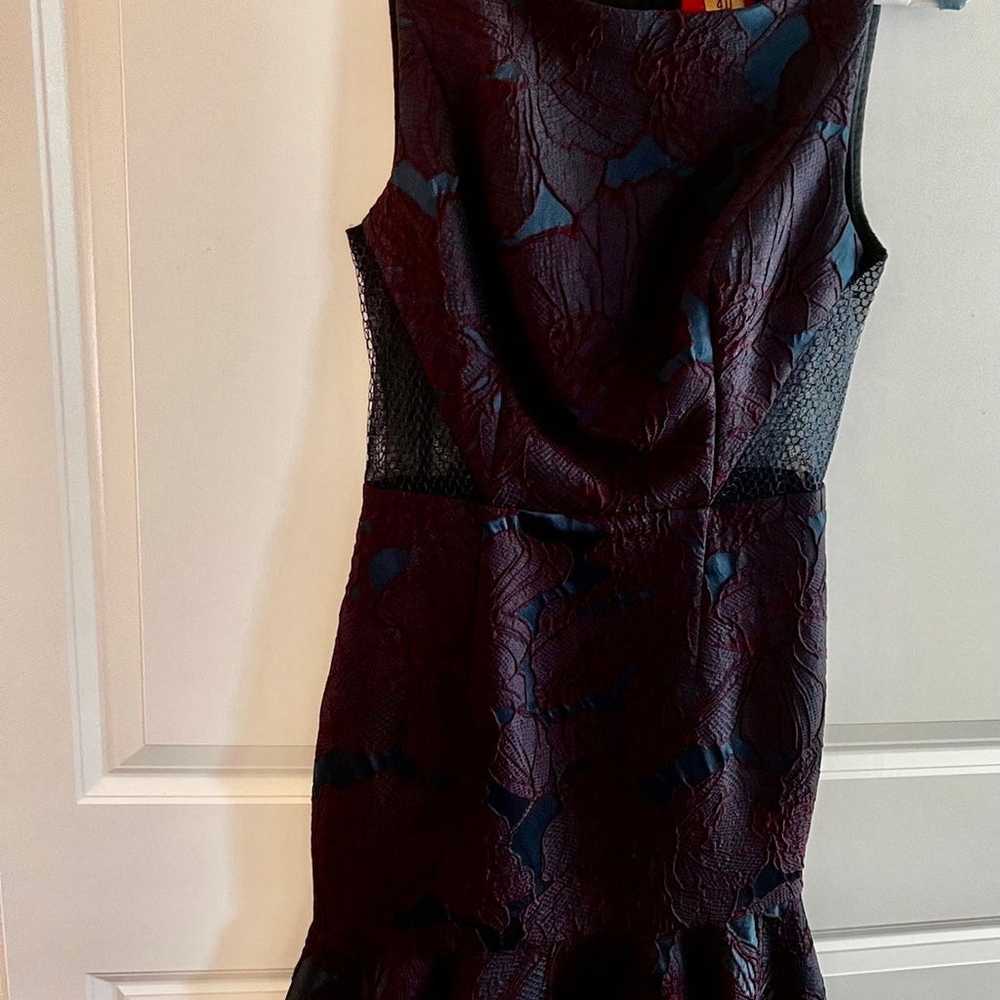 ML MONIQUE LHUILLIER Printed Mini Dress Size: S/U… - image 10