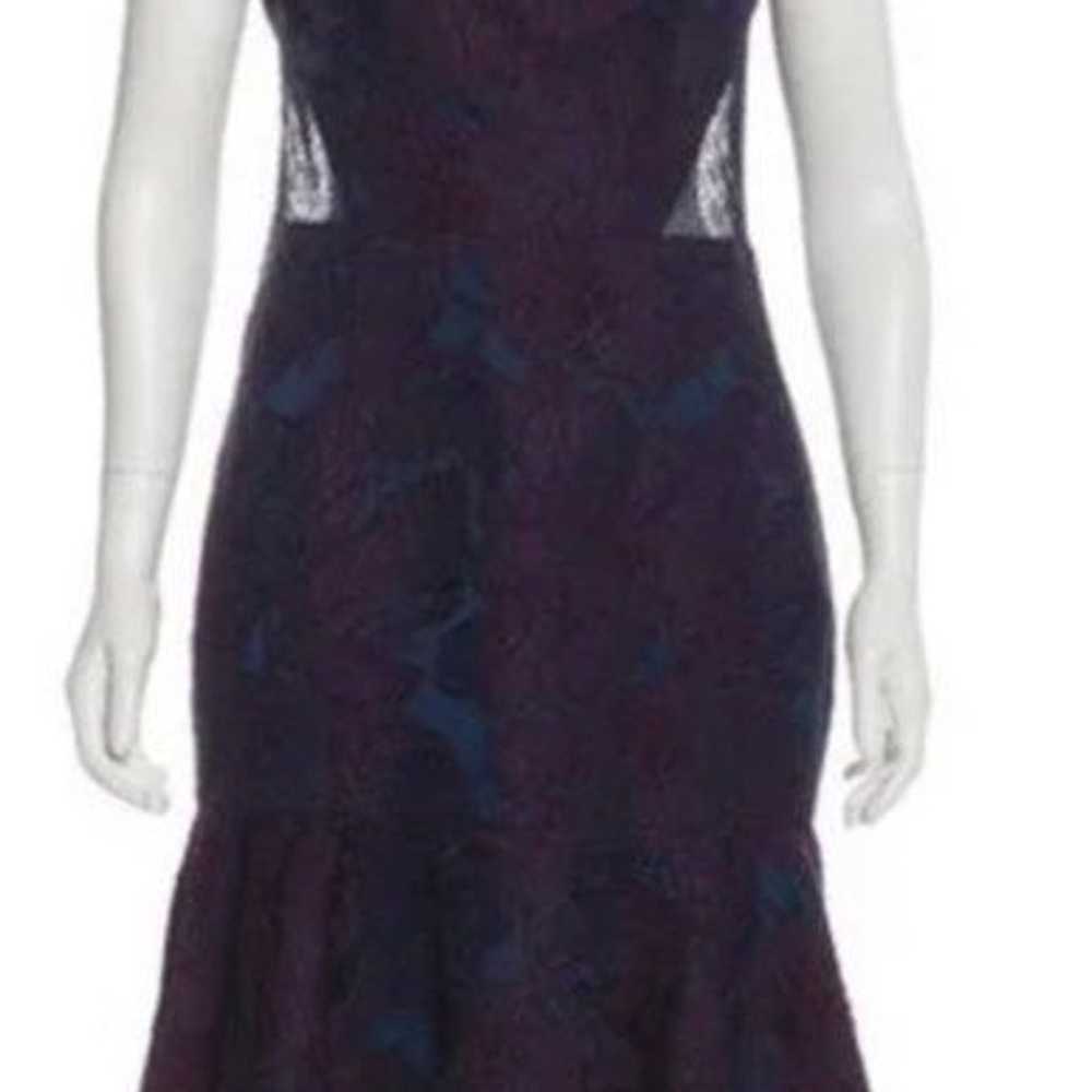 ML MONIQUE LHUILLIER Printed Mini Dress Size: S/U… - image 1