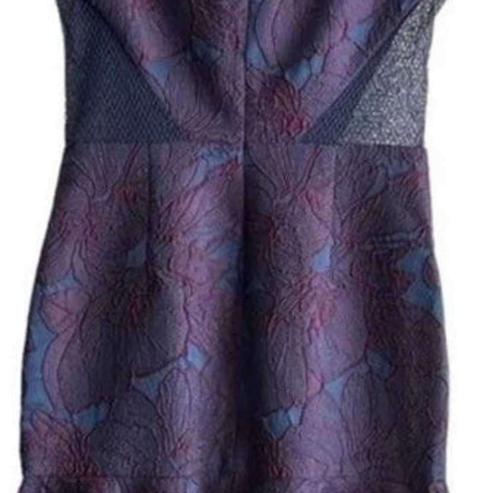 ML MONIQUE LHUILLIER Printed Mini Dress Size: S/U… - image 2