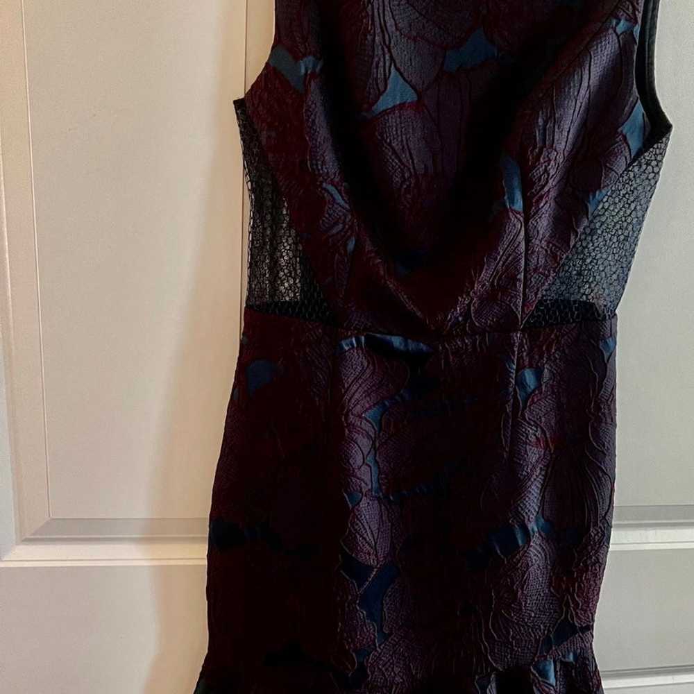 ML MONIQUE LHUILLIER Printed Mini Dress Size: S/U… - image 9