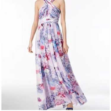 Calvin Klein Floral Chiffon Dress