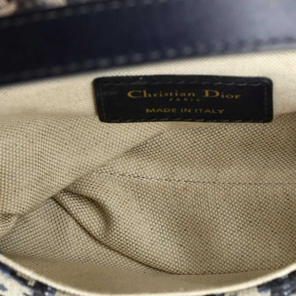 Dior Saddle Handbag Oblique Canvas Mini - image 5