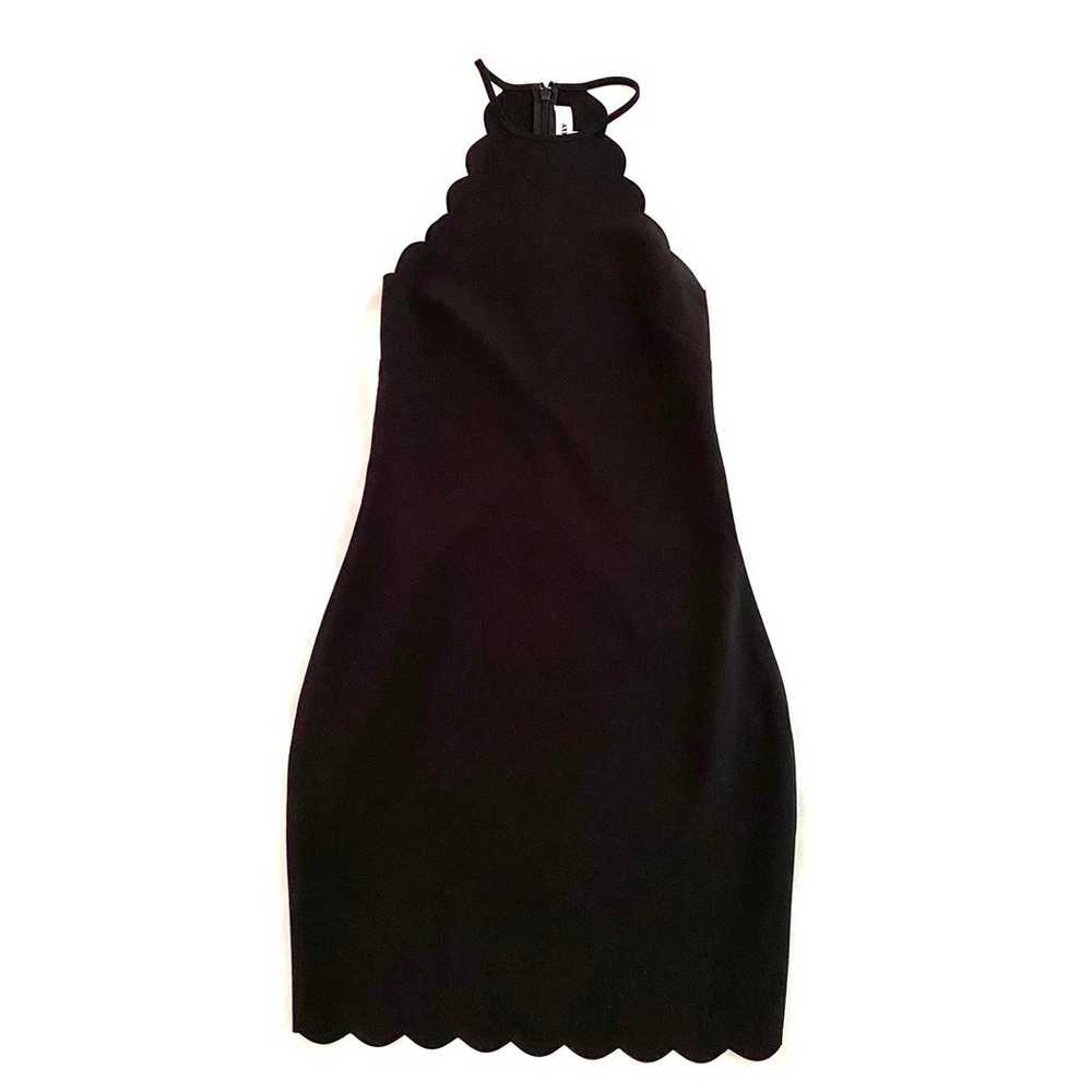 Likely NYC Black Scallop Dress sz 0 - image 3